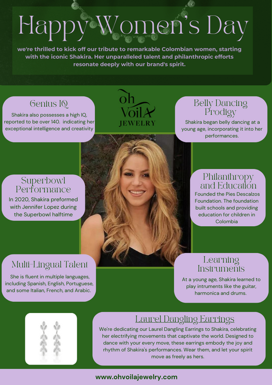 Celebrating Woman's Day with Shakira