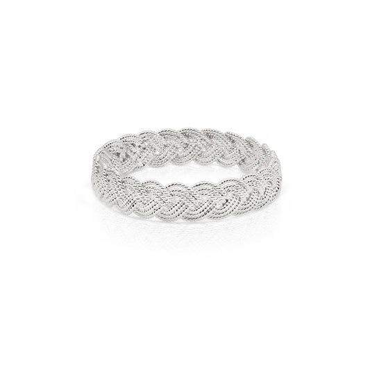 950 SILVER BRAIDED RING OH VOILA JEWELRY