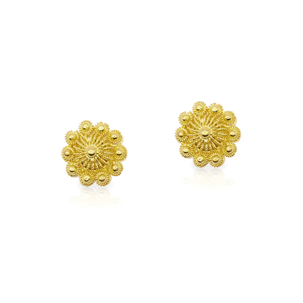 Coral Stud Gold by Oh Voila