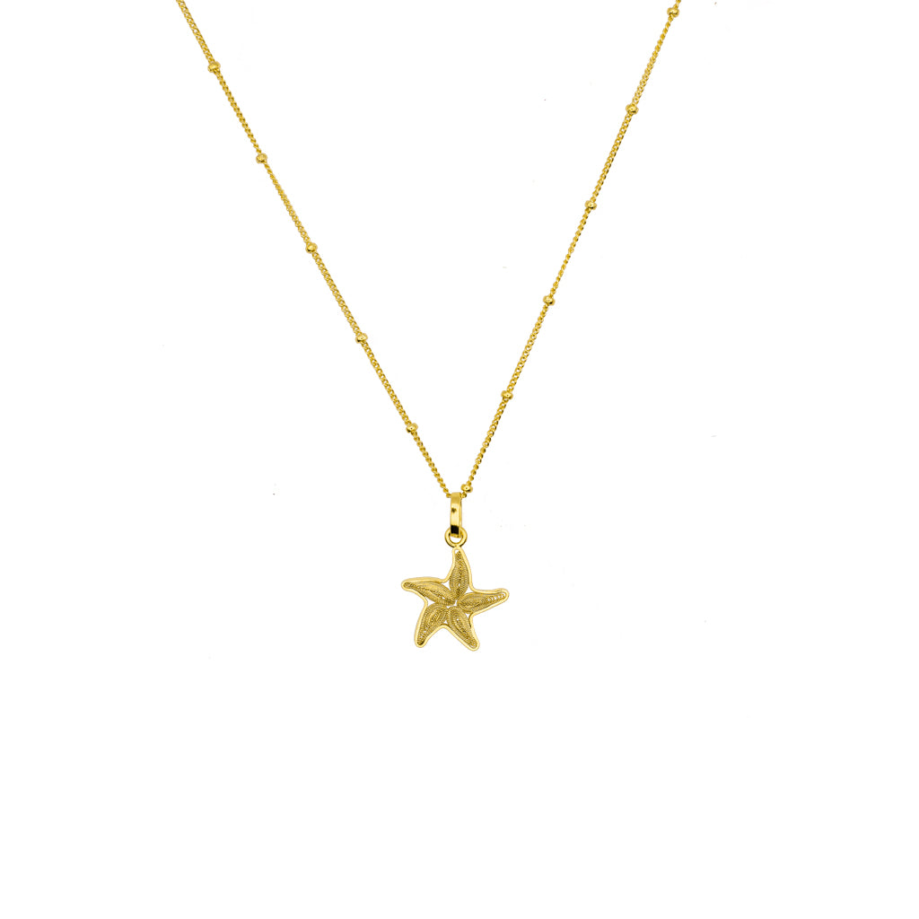 OH Voila Sea Star Pendant Gold