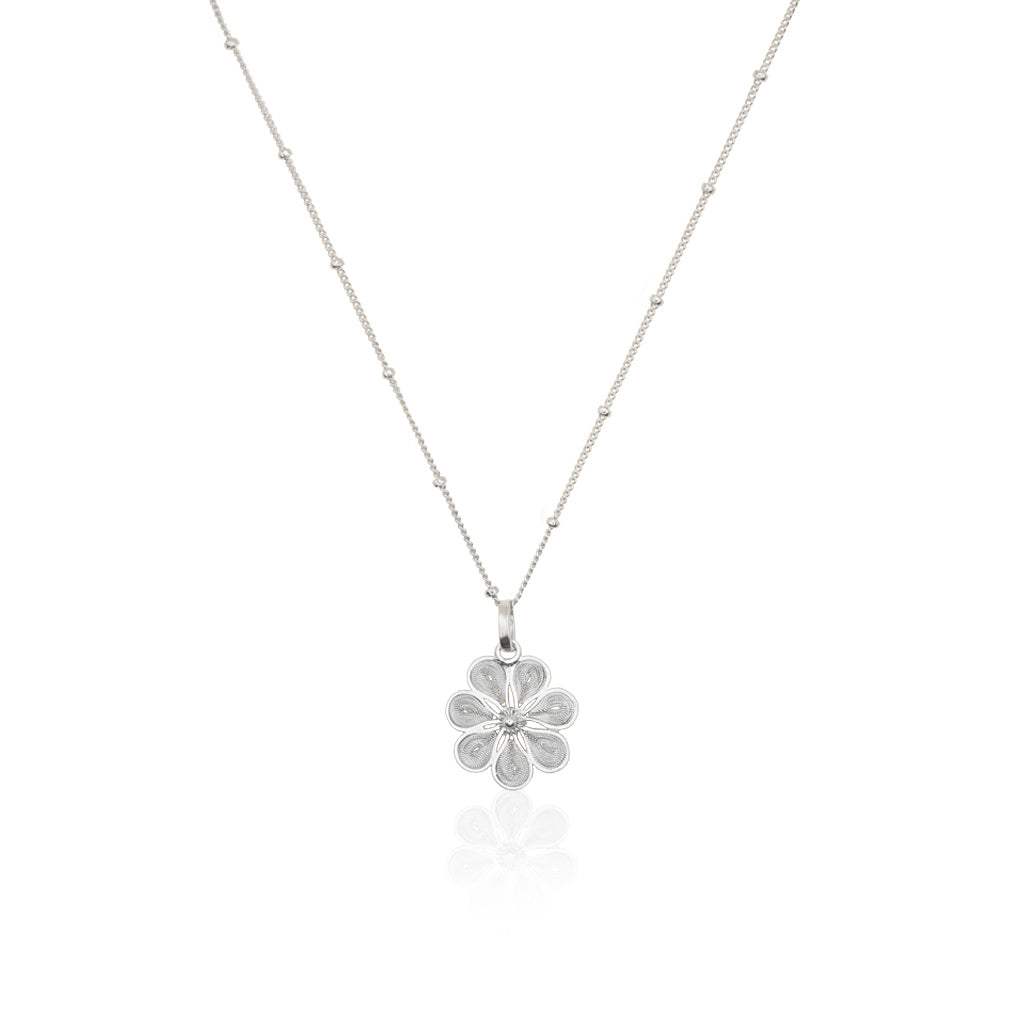 OH VOILA Daisy Pendant Silver