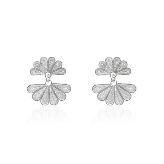 OH Voila Lotus Earrings 950 Silver